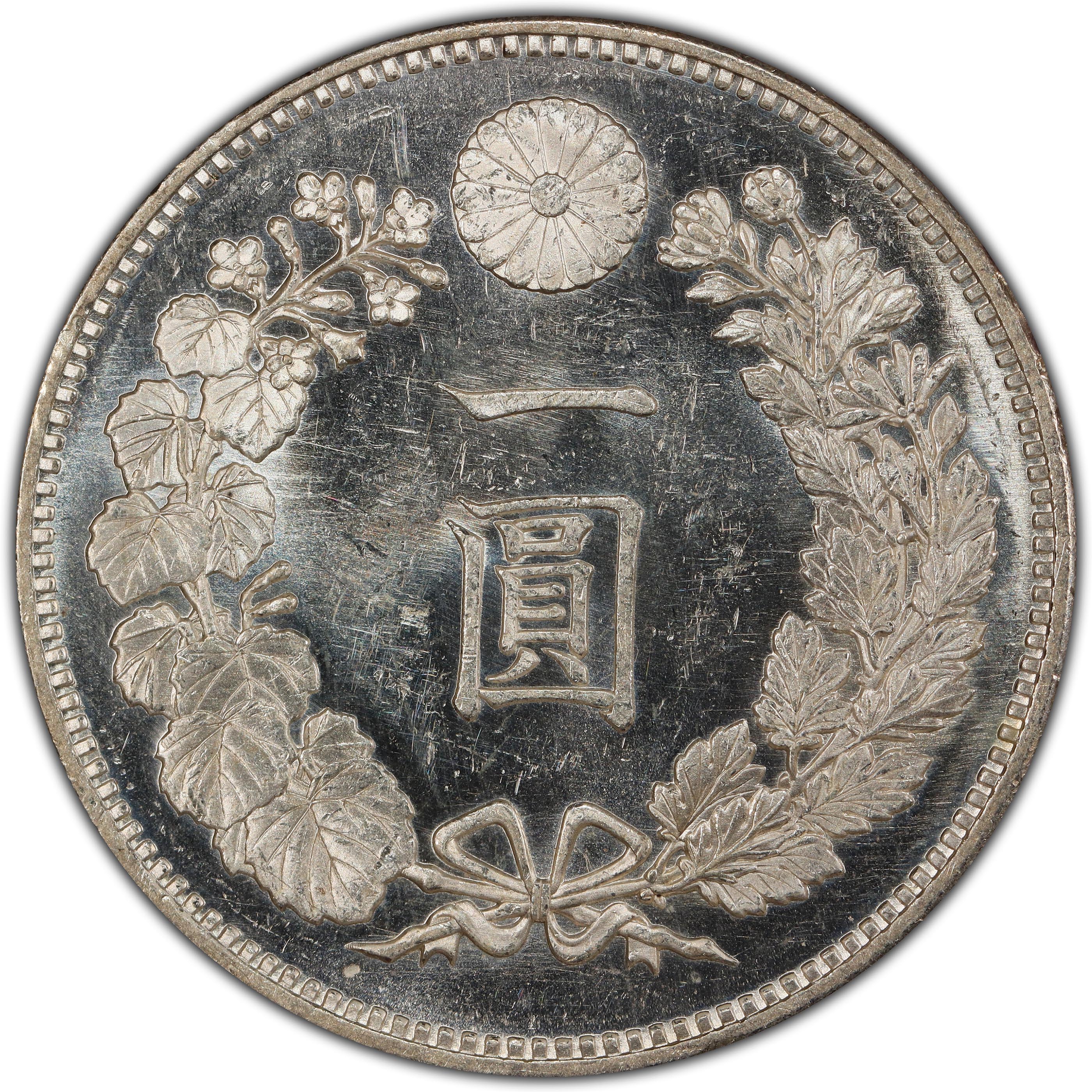 1885年日本明治18年新1元银币大型