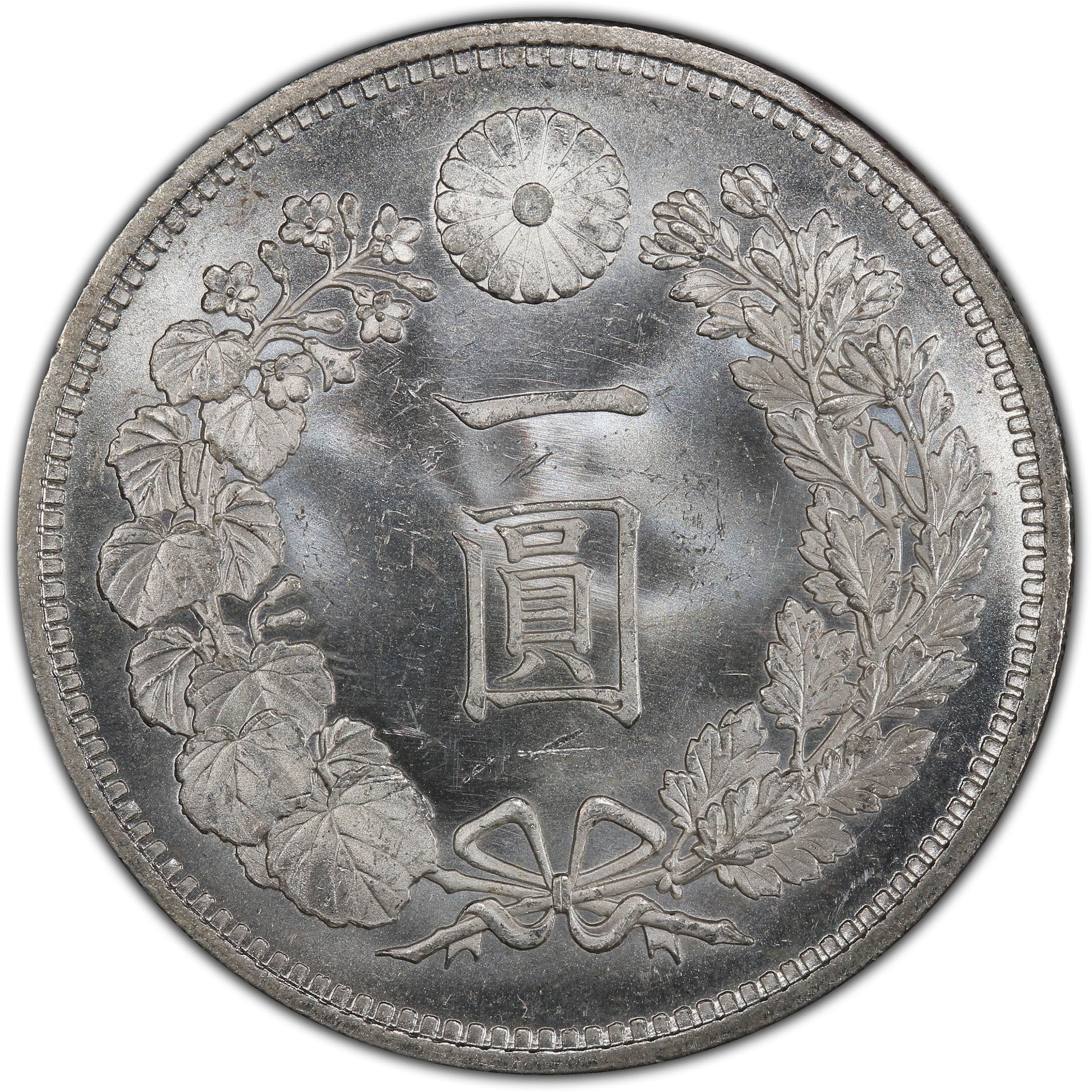 1882年日本明治15年新1元银币大型