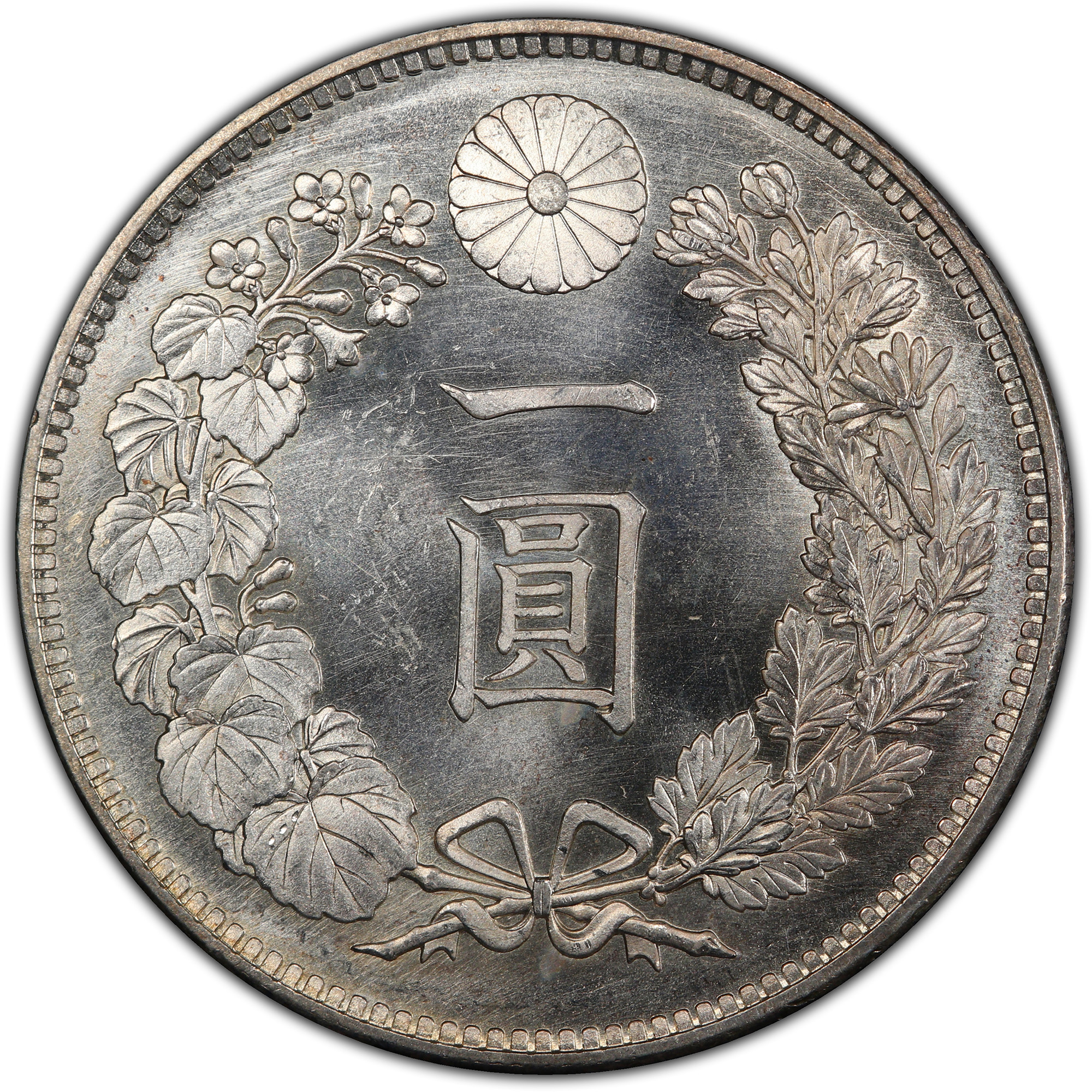1894年日本明治27年新1元银币小型