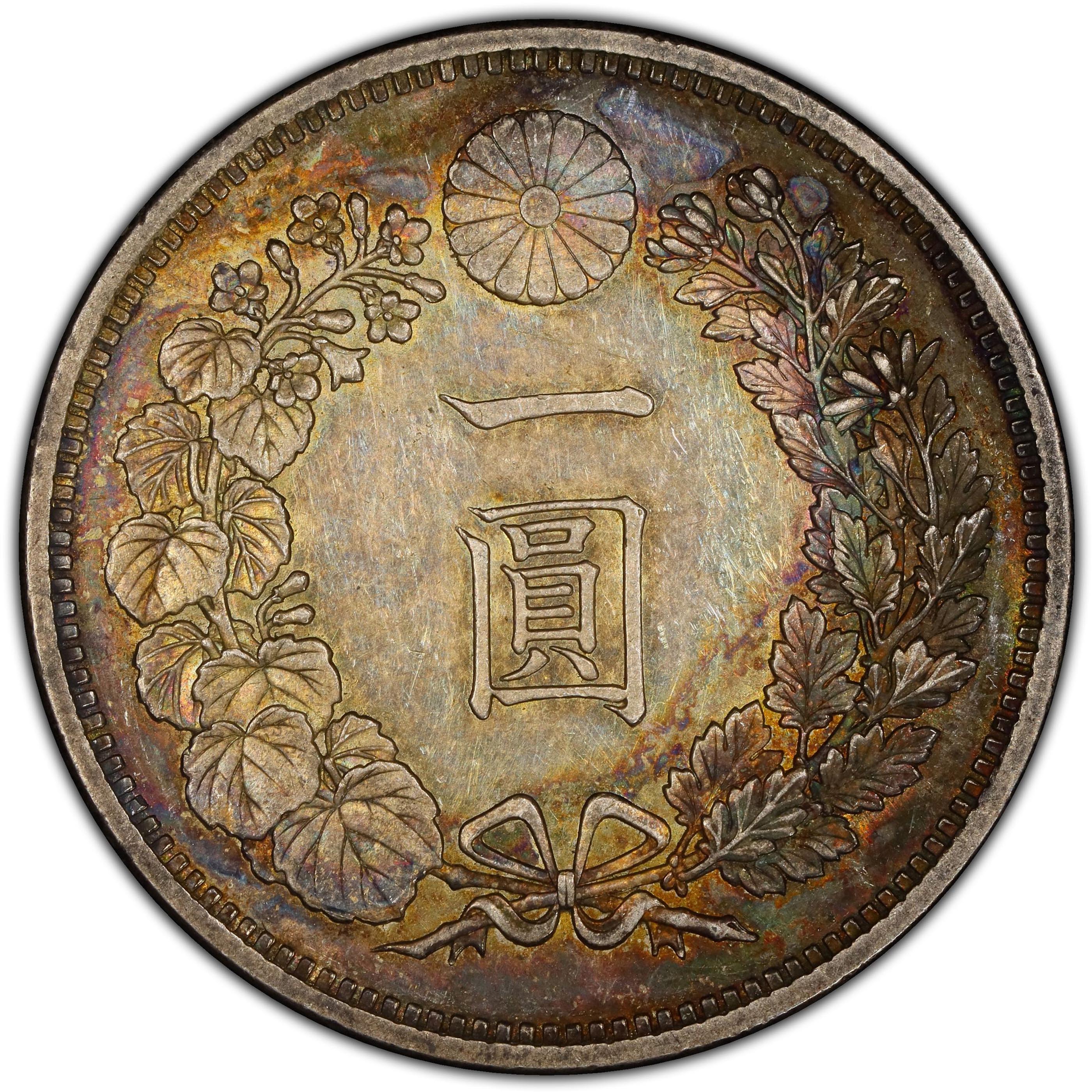 1882年日本明治15年新1元银币大型