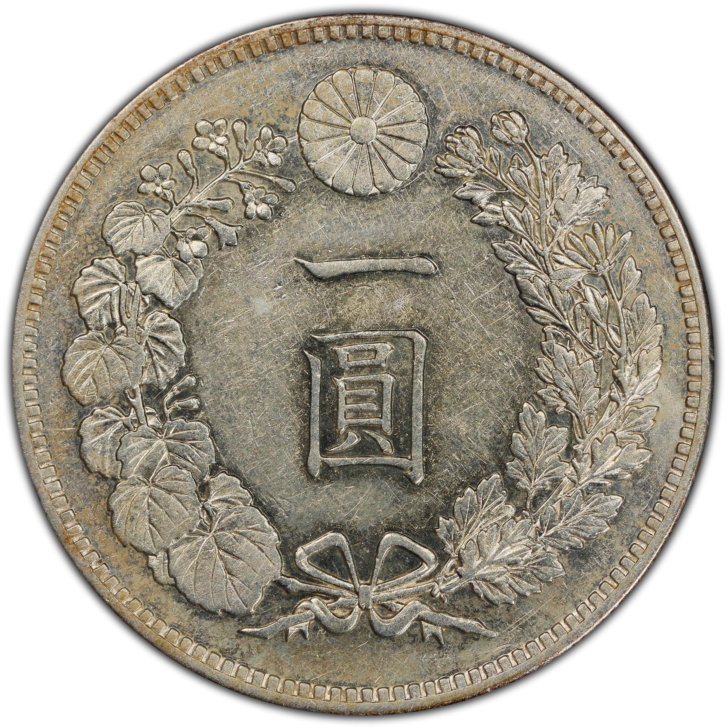 1883年日本明治16年新1元银币大型